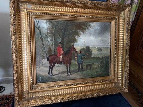 Tableau chasse courre - tableau, à
