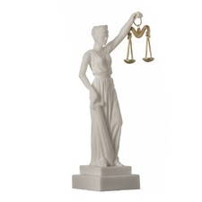 GREEK GODDESS THEMIS STATUE FIGURINE BLIND LADY JUSTICE SCULPTURE AVOCAT CADEAU
