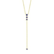 Saphir Bleu Collier Diamant