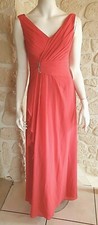 Robe cocktail corail taille