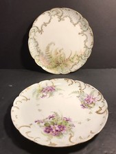 Pair Of Antique Limoges