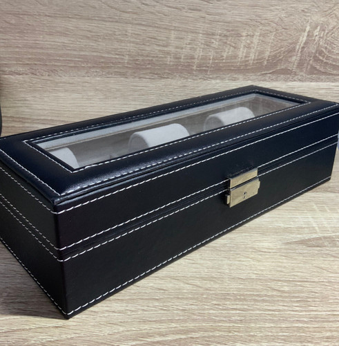 Coffret rangement montre noire - rangement,
