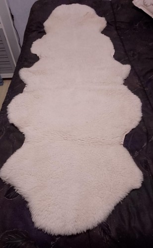Tapis laine peau mouton - laine, de