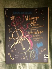 Ryszard Kusek pièces dans le style ancien pour contrebasse piano partition PWM