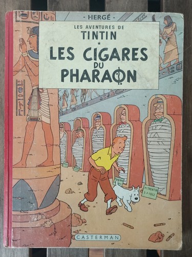 Tintin les cigares pharaon - tintin,