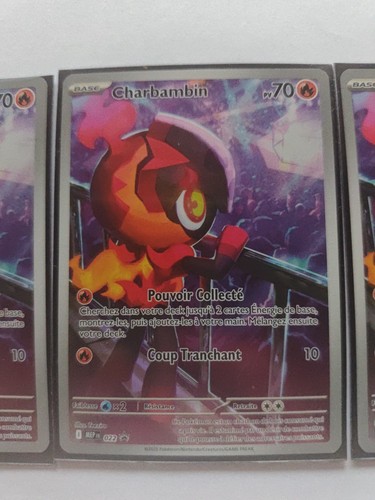 Carte pokemon charbambin - carte,