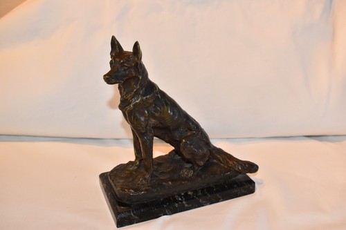 Bronze animalier chien - , de