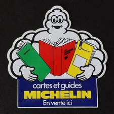 Autocollant MICHELIN Bibendum CARTES ET GUIDE en vente ici pneu tyre sticker