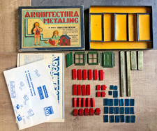 Boîte de construction métallique ancienne "ARCHITECTURA METALING"  23x16 cm