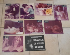9 PHOTOS EXPLOITATION FILM DRACULA CE VIEUX COCHON 1969  EROTIQUE