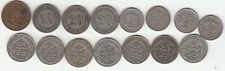 Allemagne Lot de 15 monnaies du XX Siècle