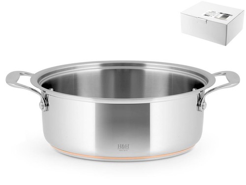 Casserole basse acier inox - en,