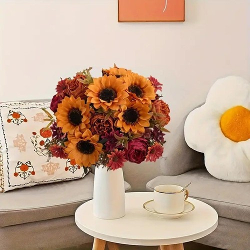 Bouquet fleurs tissu - bouquet, de