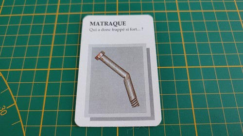 Carte matraque pièce