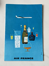 Dépliant AIR FRANCE - Tarif de bord 1965 - Avion - Publicité
