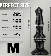 Gode Ventouse Noir M