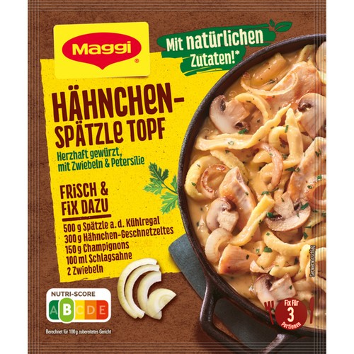 Maggi fix pour poulet spätzle - maggi,