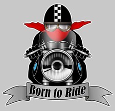 MOTARD  BORN TO RIDE VINTAGE