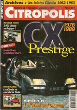 CITROPOLIS 12 CITROEN CX PRESTIGE CHAPRON JOUETS CITROEN 11è ICCCR ROLAND DEVOS