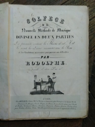 Rodolphe solfège ou - rodolphe,