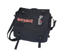 Sac Allemande Fourre-Tout Noir Cadeau Anniversaire Musique Fer Maiden Moto Music