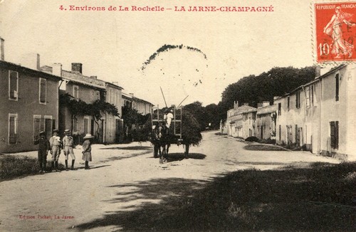 Carte jarne champagné - carte, la