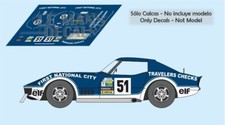 Autocollants Corvette C3 L88 Le Mans 1974 51 1:32 1:43 1:24 1:18 Chevrolet ca...