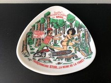 Vintage 1960 Ancien Cendrier Publicitaire STIHL Tronçonneuse Humoristique Coquin