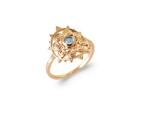 Bague plaqué 18 carats - en,