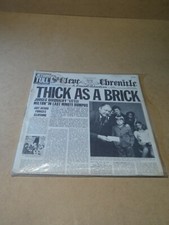 Pochette disque Jethro Tull  OBJET RARE  Thick as aBrick