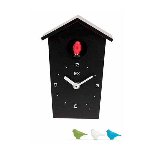 Horloge mini birdhouse chants - birdhouse,