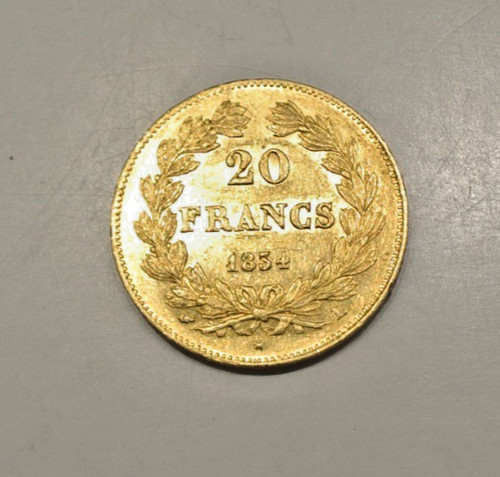 Louis philippe francs or - louis, 20