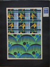 ORNEMENTS ART DECO, POCHOIR -1920- KUNSTGEWERBLICHE SCHMUCKFORMEN FÜR DIE FLÄCHE
