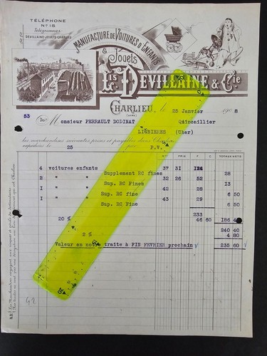 Lot papiers manufactures - , de