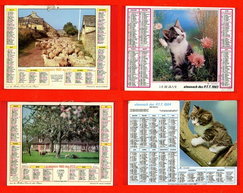 Calendriers almanachs des - almanachs,