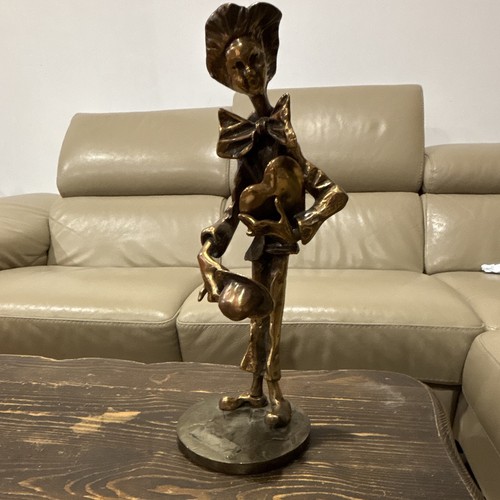 Lohe statue personnage clown - statue,