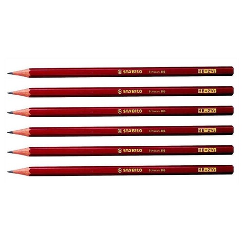 306 stabilo lot de 6 - [306/hb-6],
