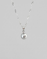 Collier s925- Perle en cristal