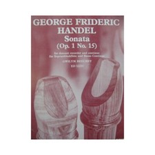 HAENDEL G. F. Sonata op 1 No