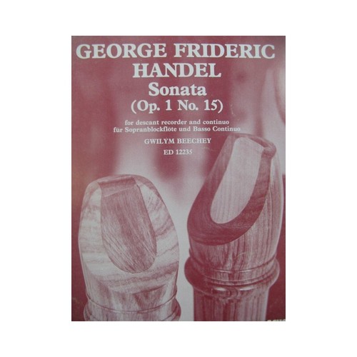 Haendel sonata op - haendel, 1
