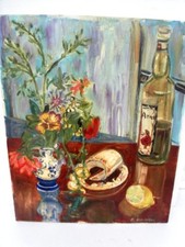 PEINTURE A L'HUILE S/ TOILE 8F