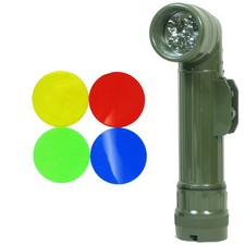 Armee Americaine Vert Olive Angle Droit TL-122 Lampe Repro Grand de Poche LED