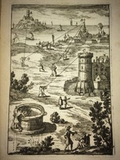 GÉOMÉTRES. DEUX PLANCHES EN