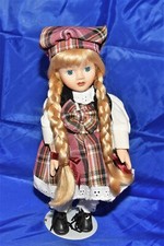 Poupée Musicale Mécanique Ancienne 26 cm 