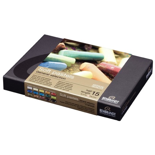 Boîte demi pastels - boîte, 15