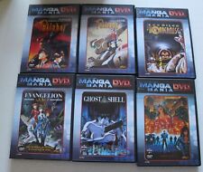 Patlabor - ghost in the shell - evangelion  ect , 7 DVD Manga Mania
