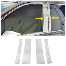 Pour MERCEDES VITO W447 2014-SU Garniture de Pilier Porte Chromé 4 pcs INOXY