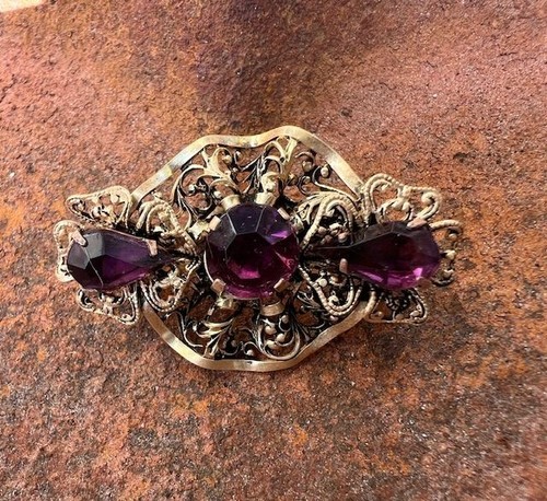 Broche tchèque cristal - broche,