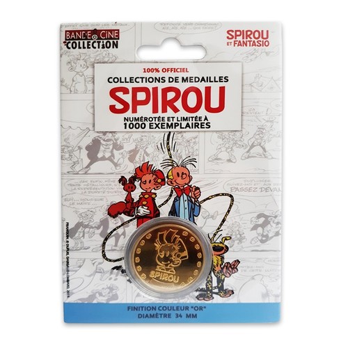 Médaille collection spirou - collection,