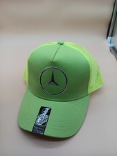 casquette mercedes Vert Fluo
